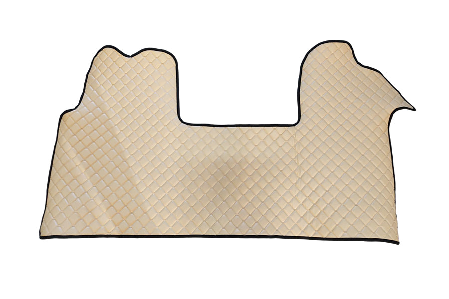 Beige Leather Floor Mats – suitable for Renault Master III 2010+, 1+2 Seats