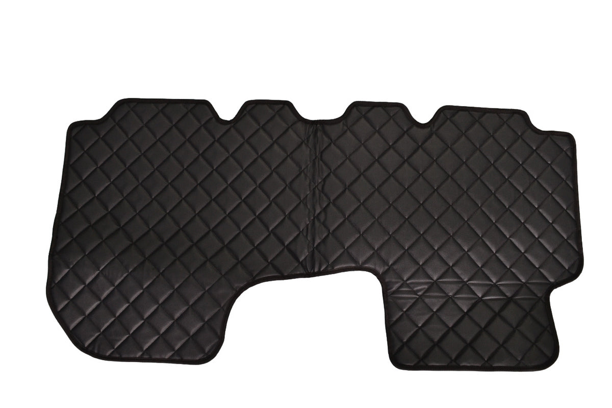 Tapis de sol en cuir – adapté pour Opel Vivaro I 2001–2014, noir, 1+2 places