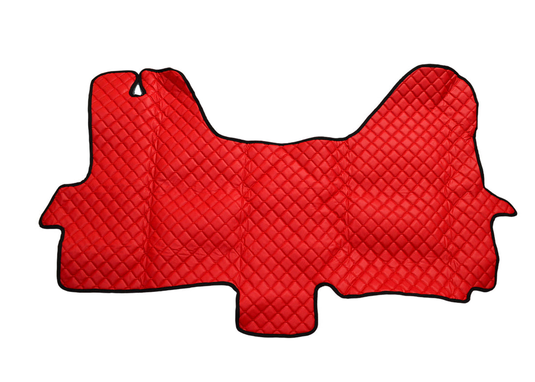 Red Eco Leather Floor Mats – suitable for Iveco Daily IV 2006–2010