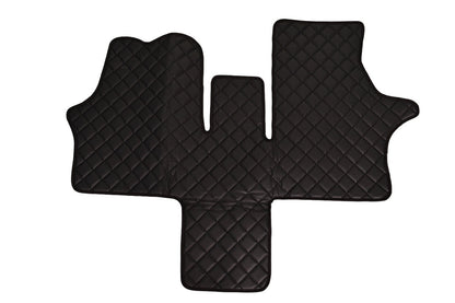 Tapis de sol en cuir – adaptés pour Mercedes Vito I 1996–2003, noir