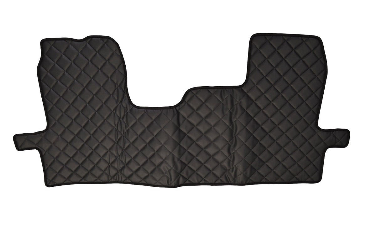 Black Eco Leather Floor Mats – suitable for Ford Transit VII 2006–2013