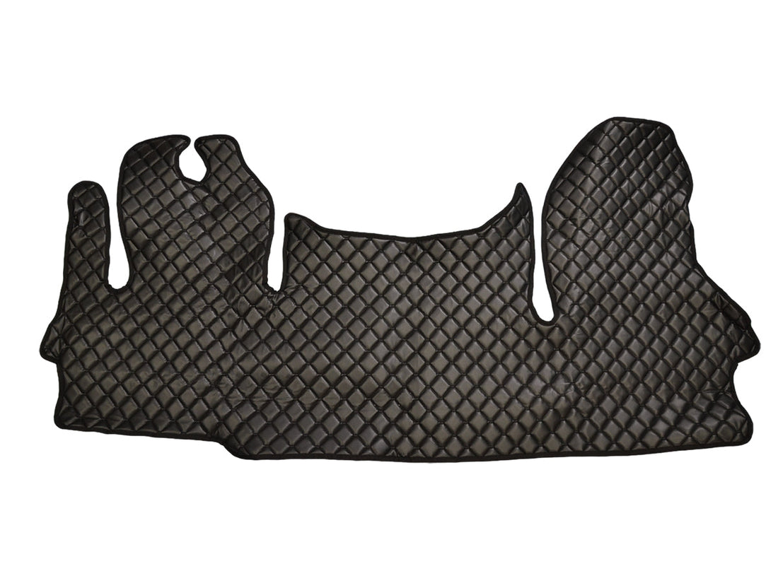 Black Eco Leather Floor Mats – suitable for Iveco Daily VI 2014+