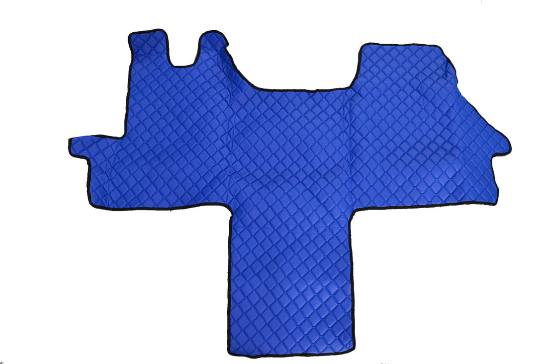 Blue Eco Leather Floor Mats – suitable for Peugeot Boxer, suitable for Fiat Ducato, suitable for Citroen Jumper, 2006+