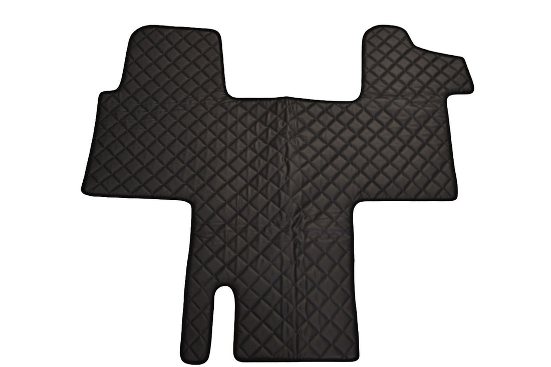 Black Eco Leather Floor Mats – suitable for Renault Master III 2010+, 1+1 Front Seats