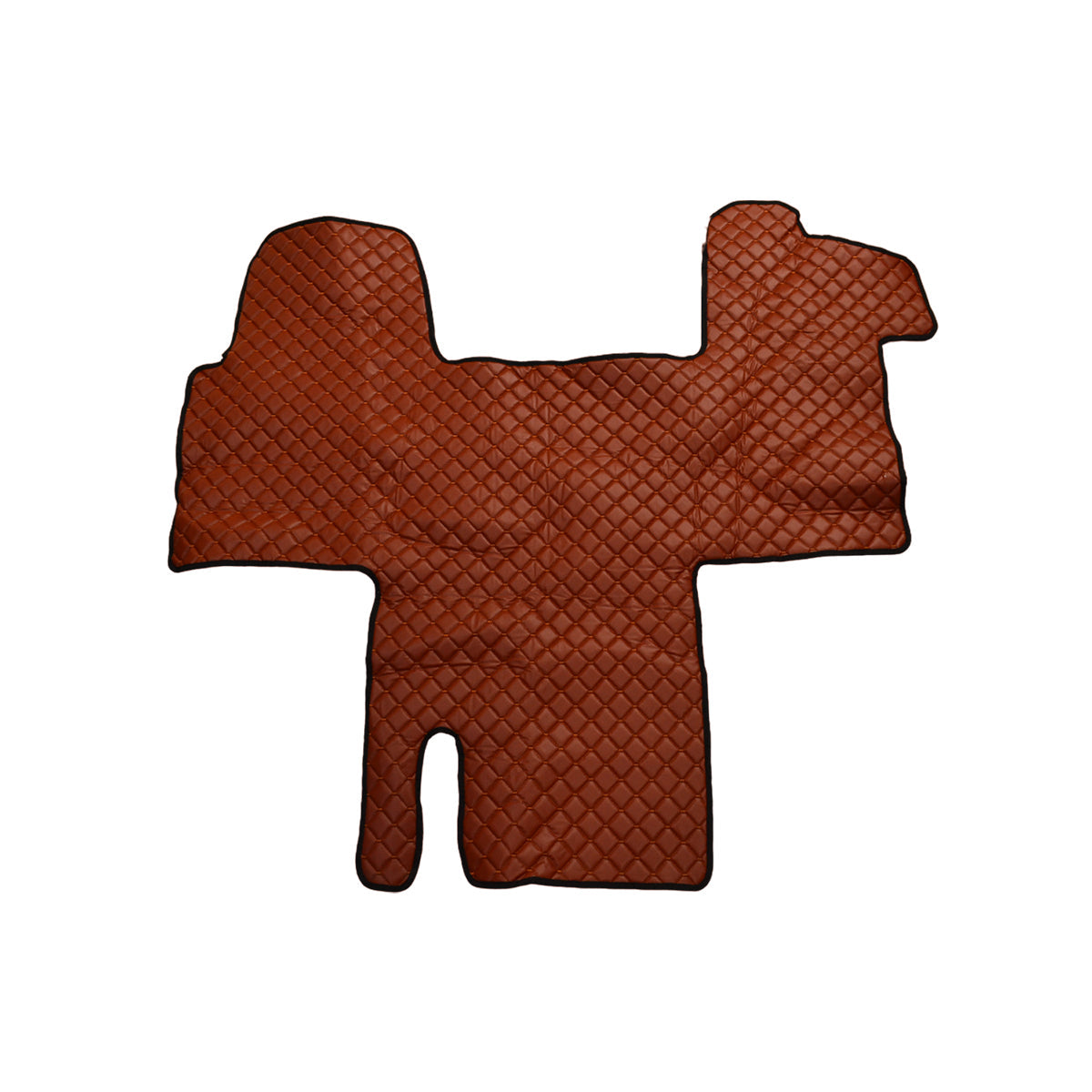 Brown Eco Leather Floor Mats – suitable for Renault Master III, 1+1 Seats, 2010+