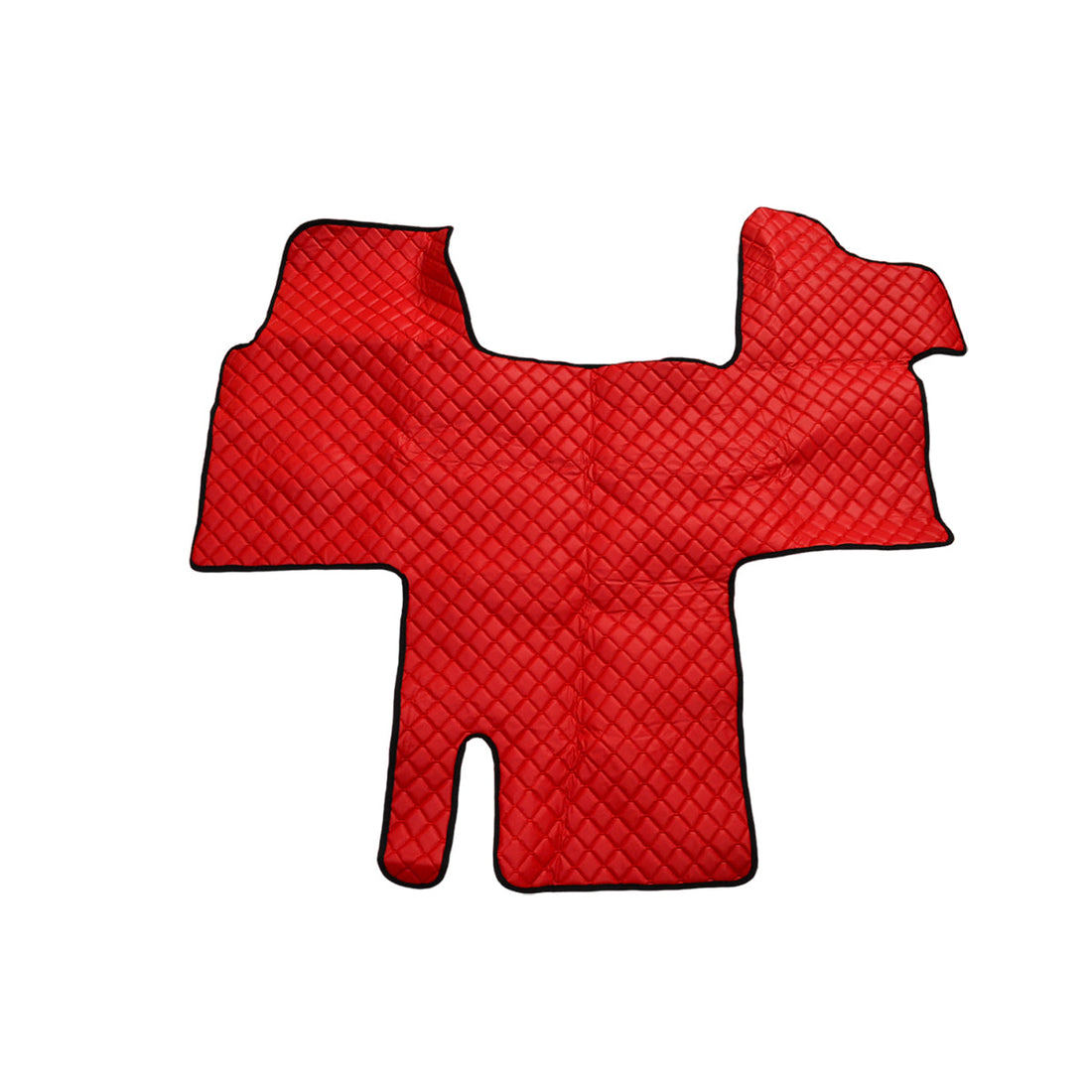 Red Eco Leather Floor Mats – suitable for Renault Master III Front Row (1+1), 2010+