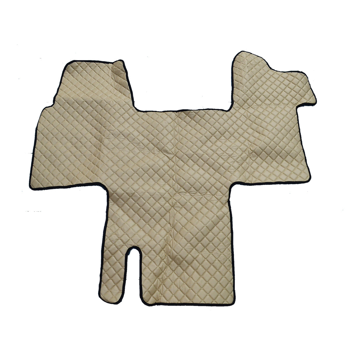 Beige Eco Leather Floor Mats – suitable for Renault Master III (1+1), 2010+