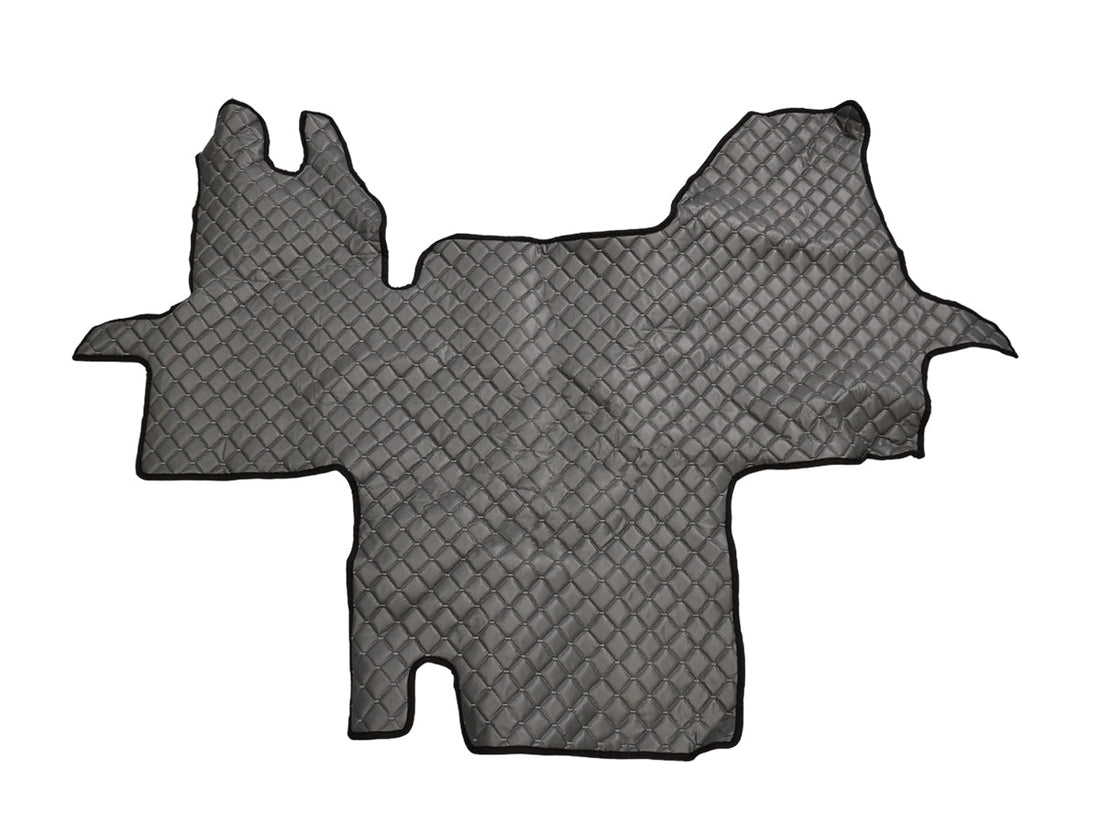 Dark Grey Leather Floor Mats – suitable for Renault Master II 2003–2009, 1+1 Seats