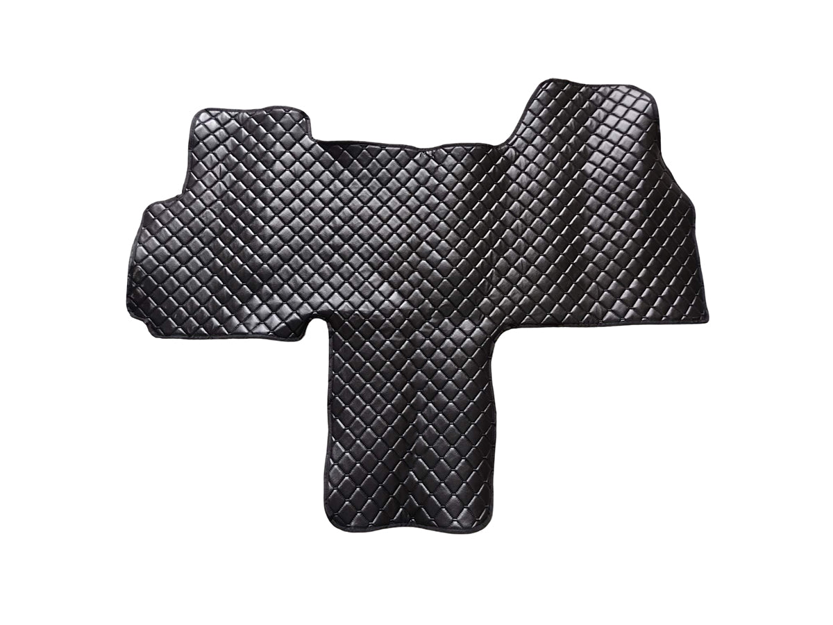 Black Eco Leather Floor Mats – suitable for Peugeot Boxer, suitable for Fiat Ducato, suitable for Citroen Jumper, 2006+