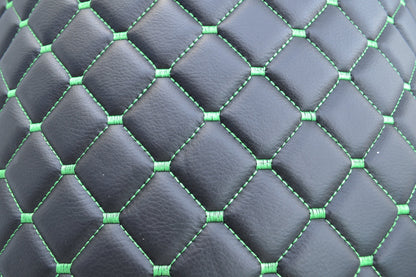 Tapis de sol en cuir synthétique (éco-cuir) gris foncé – adapté pour DAF XG à partir de 10.2021, siège passager rabattable