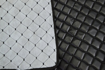 Tapis de tableau de bord en cuir synthétique (éco-cuir) noir – conduite à droite, adapté pour DAF XF, XG et XG+ (2021+)