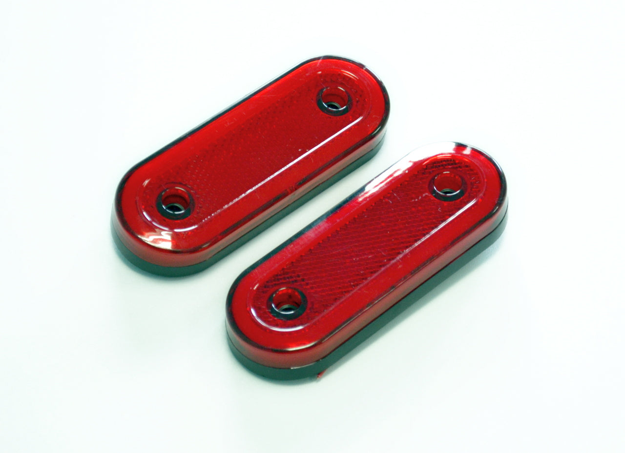 Feu de gabarit latéral ovale LED néon, rouge, 20 LED, 12/24 V