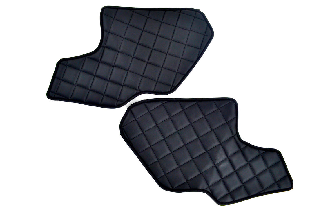 Tapis de porte – 2 pièces, cuir synthétique (éco-cuir), noir, adapté pour Scania R/S Next Gen 2017+