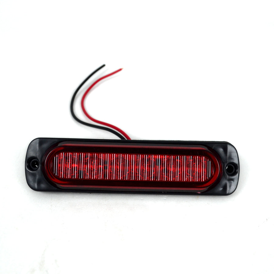 Feu de signalisation LED rouge 12/24 V pour assistance routière, gyrophare auxiliaire