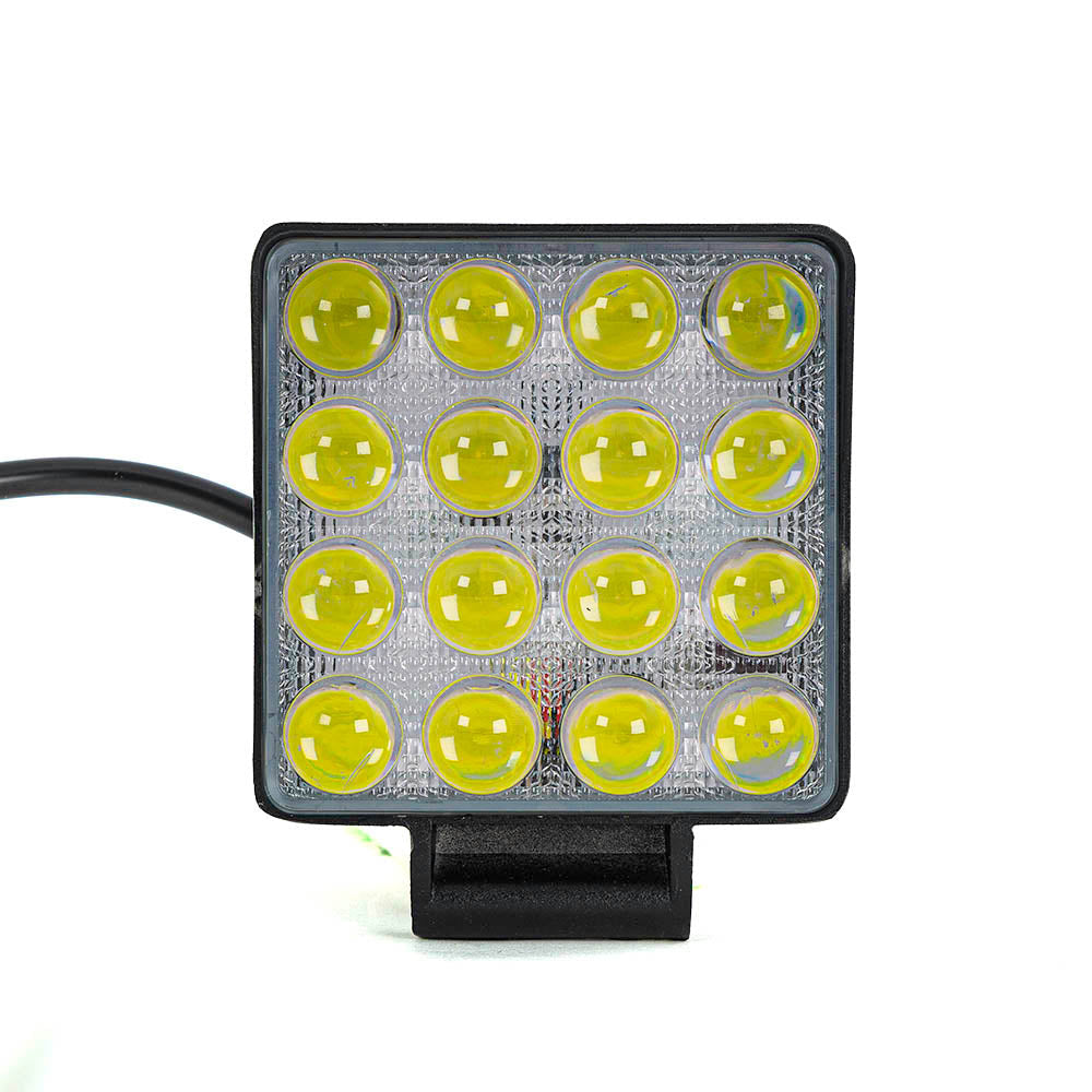 Projecteur de travail LED 3D slim – 48 W, 16 LED