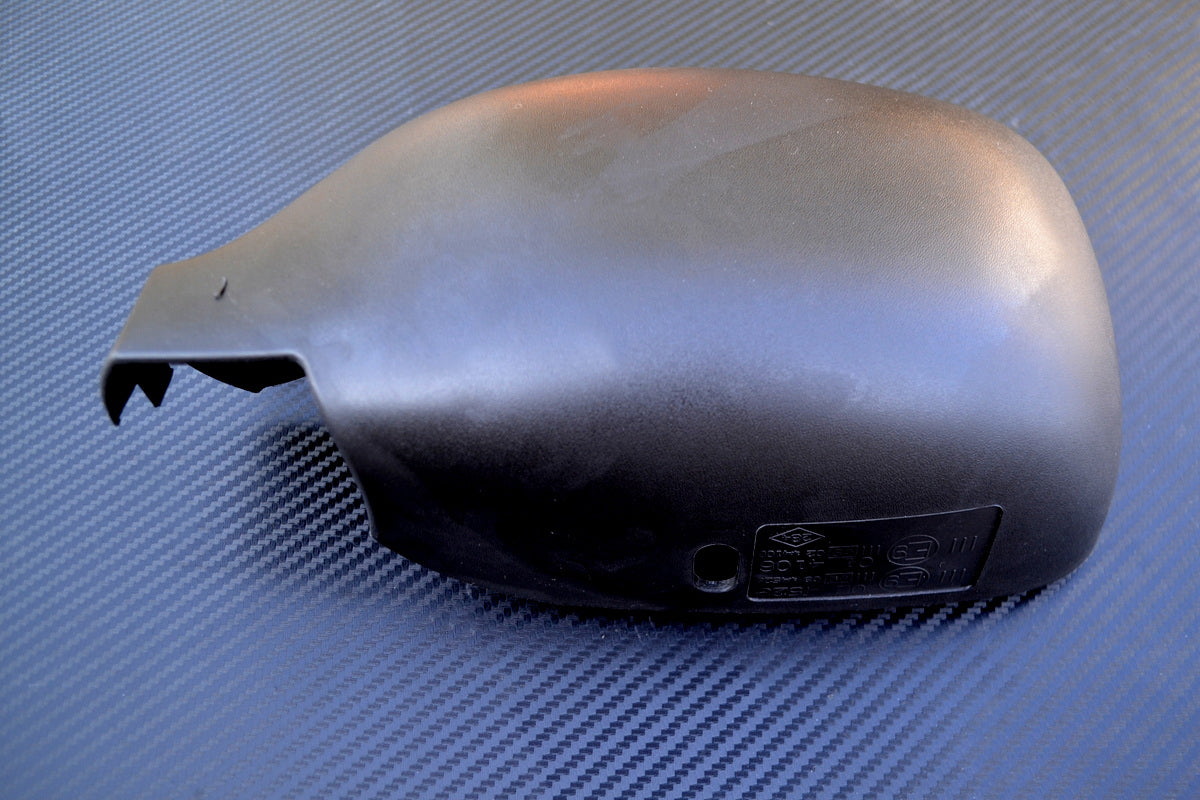 Left Door Mirror Cover – suitable for Renault Kangoo II, Black ABS