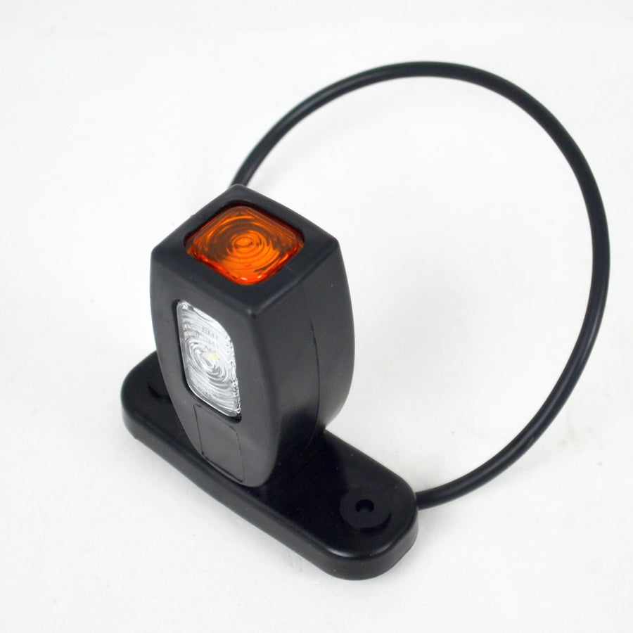 LED Angled Marker Light – Yellow/White/Red, 12/24 V, Universal Vertical or Horizontal Mount