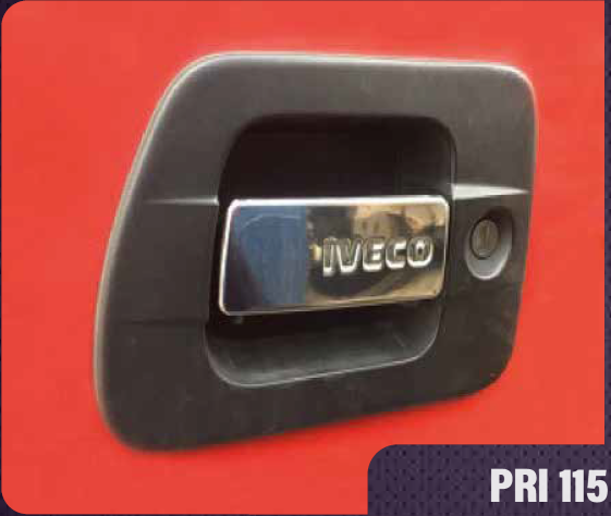 Poignées à insert embouti – jeu de 2 avec inscription, adapté pour Iveco