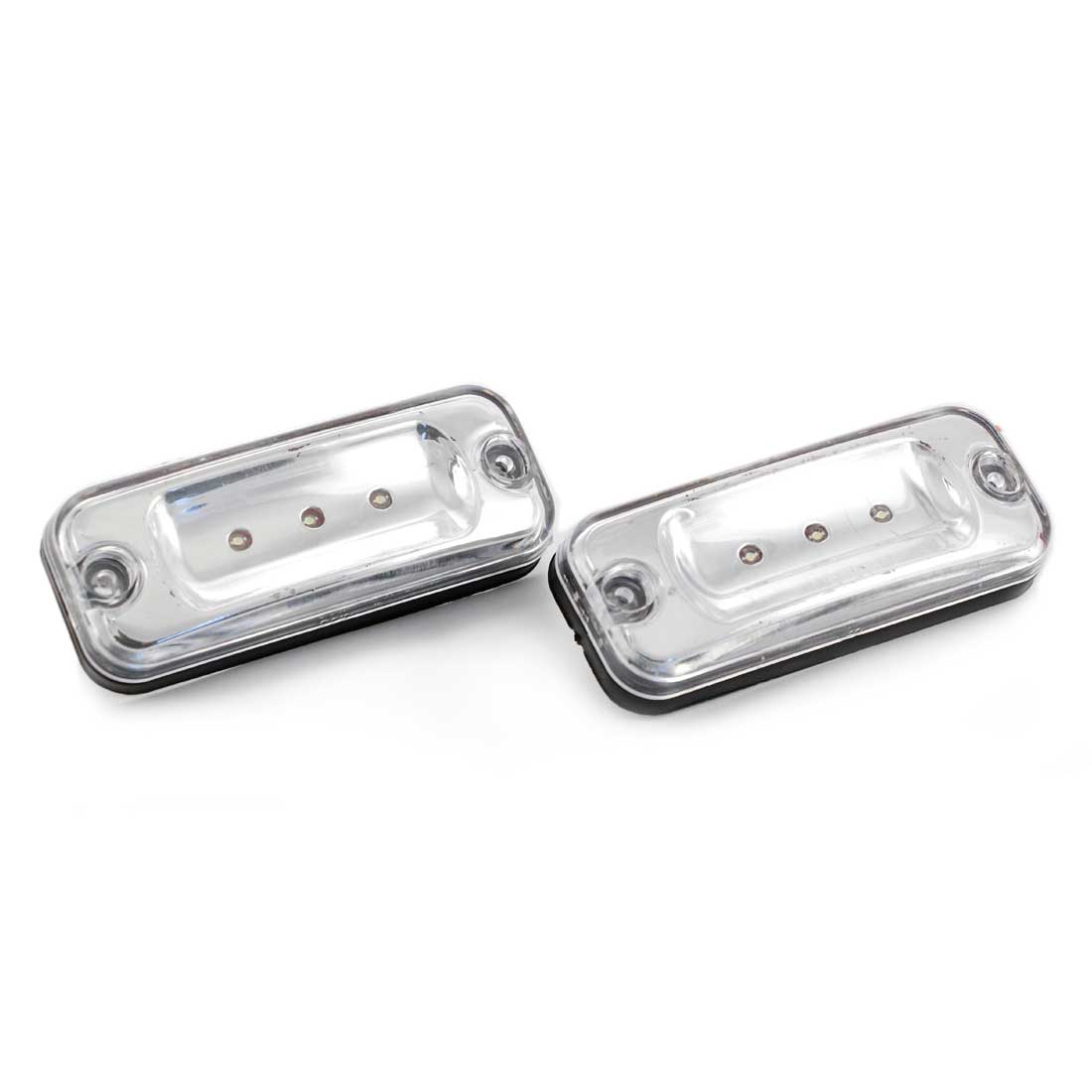 Feu de position LED adapté pour DAF – blanc, 3 diodes, 24 V