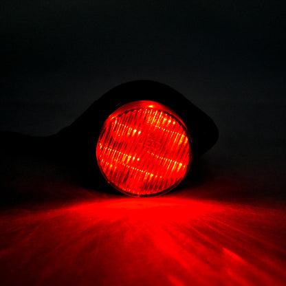 Rotes rundes LED-Markierungslicht 24V – Positions- und Begrenzungsleuchte