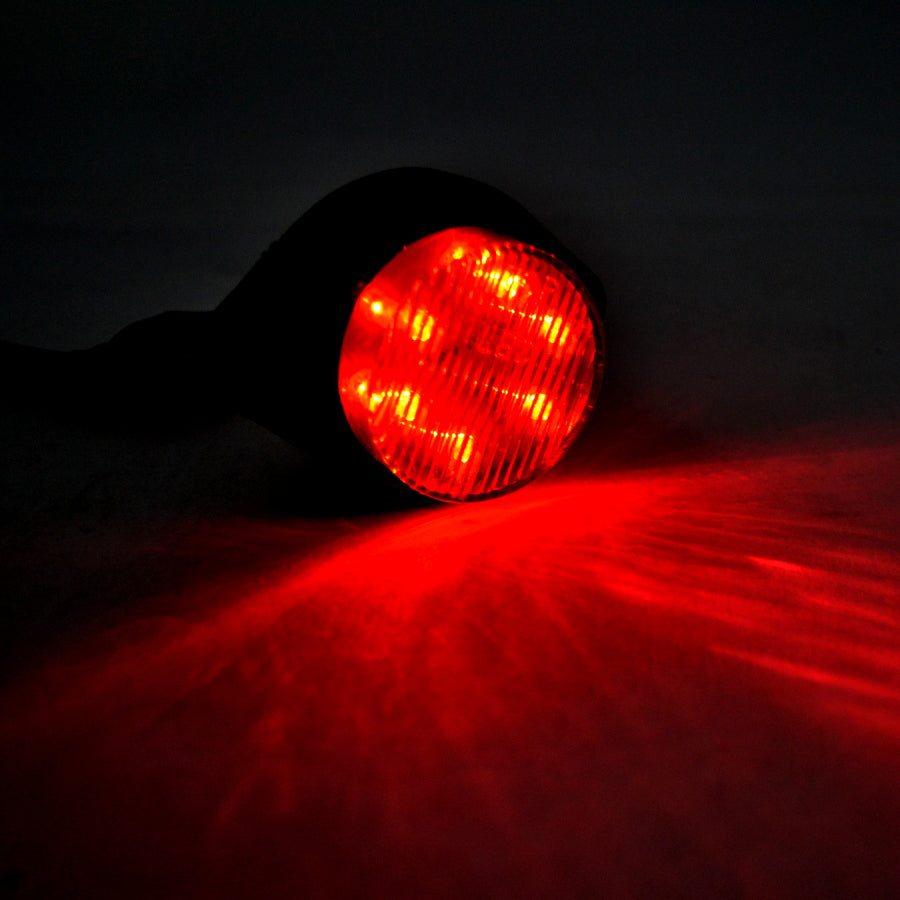 Rotes rundes LED-Markierungslicht 24V – Positions- und Begrenzungsleuchte