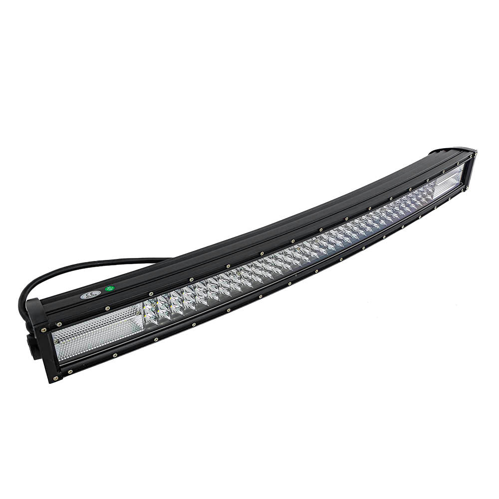 Barre lumineuse à LED courbée combo – 81 cm, 564 W, 4 rangées, 188 LED, fixation latérale