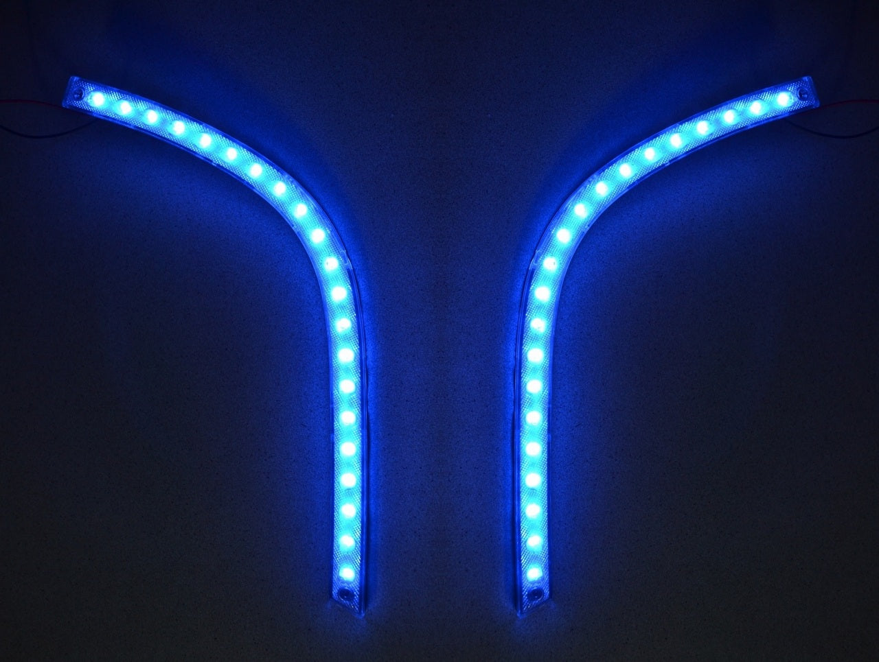 LED-Tagfahrleuchten geeignet für Mercedes Axor – Halogen-Optik, 2er-Set, Blau