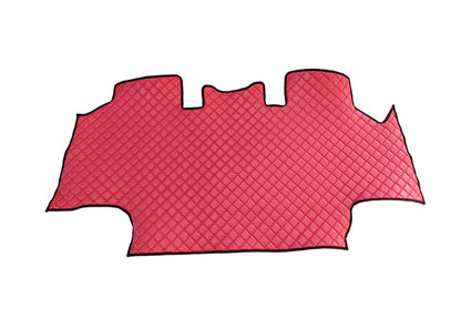 Tapis de sol en cuir rouge – adapté pour Case Magnum 2007–2017