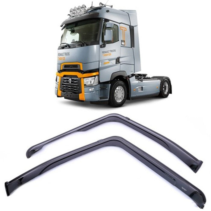 Комплект ветробрани – подходящ за Renault T Euro 6, 2015+, черни