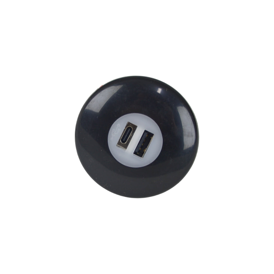 Universal Dual USB Charger Port, Type-C and Type-A, 12V/24V, 57 mm Panel Mount