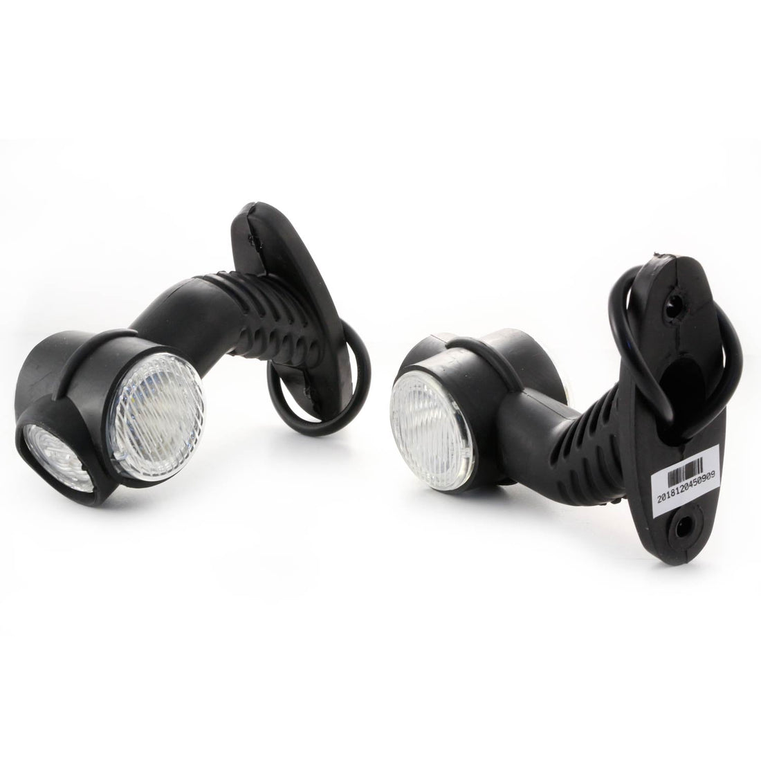 Dreifache lange LED-Positionsleuchte, 24V, 137×130×40 mm, flexibles Gummigehäuse