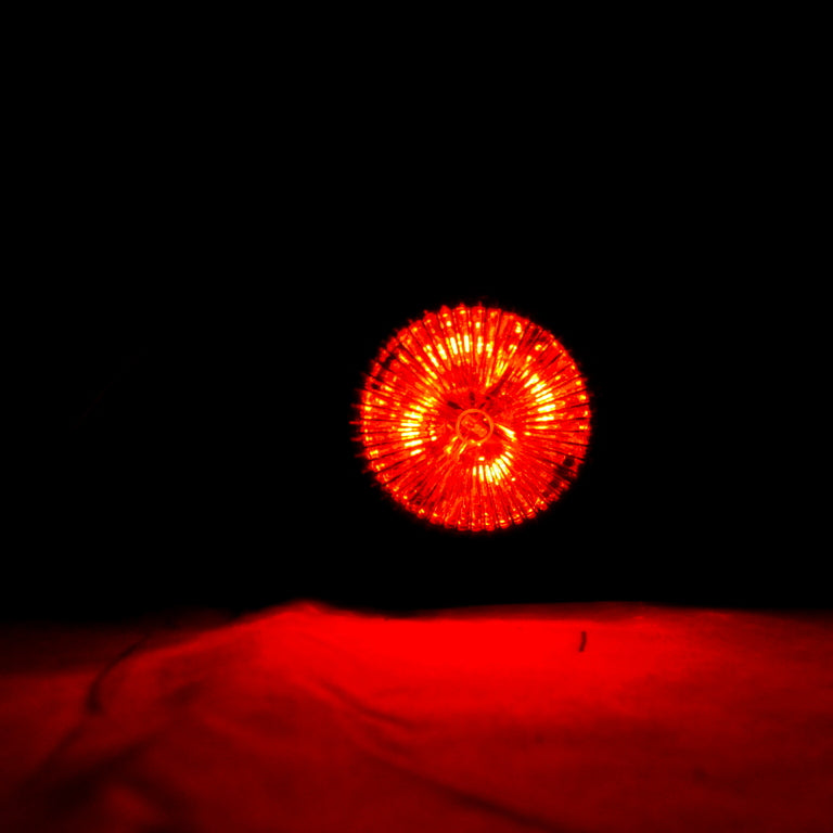 Κοντό φως θέσεως LED, 8 δίοδοι, 12–24 V, κόκκινο/λευκό