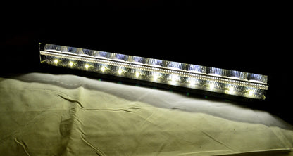 LED лайсна 55 cm, 3 функции, лъч тип Spot, бяла работна светлина, бял/амбър DRL, E-Mark одобрена