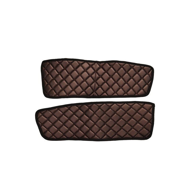 Door Mat Set – 2-Piece Bronze Eco Leather suitable for DAF XF105/XF106 2006+