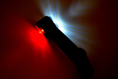 Feu de gabarit à néon triple LED avec témoin, rouge/blanc/ambre, 12/24 V