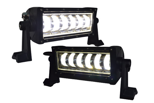 Barre lumineuse LED 48 W 12/24 V – Projecteur compact tout-terrain et de travail, 190 x 75 x 90 mm