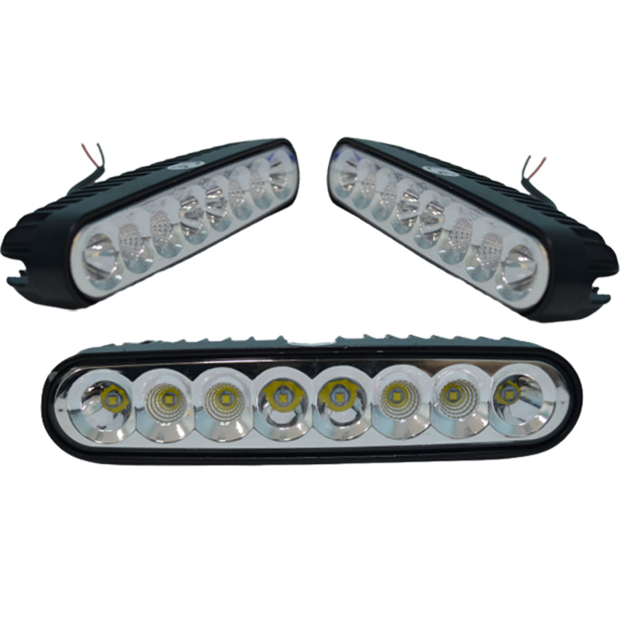 Projecteur de travail LED combiné, 24 W, 8 diodes, faisceau spot/flood, 12–36 V