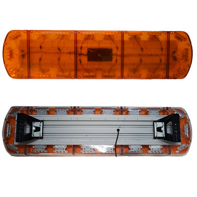 Rampe lumineuse LED de signalisation d’urgence, 120 cm, gyrophare jaune pour véhicules