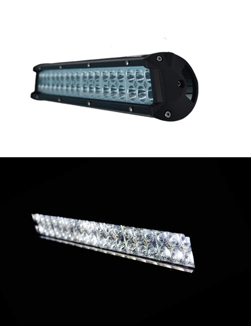 Rampe LED à double rangée, 108 W, longueur 44 cm, fixation inférieure