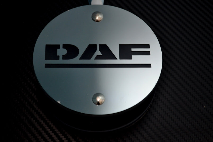 Feu de gabarit à LED pour rétroviseur adapté pour DAF – Blanc/Rouge, 24 V, 100 mm