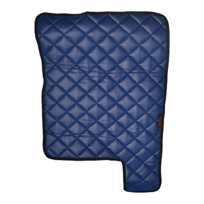 Jeu de tapis de sol en cuir synthétique (éco-cuir) bleu – adapté pour Renault Gama T Tunnel