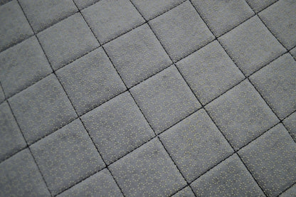 Schwarze Fußmatten aus Leder, geeignet für DAF XF Euro 6 Schaltgetriebe