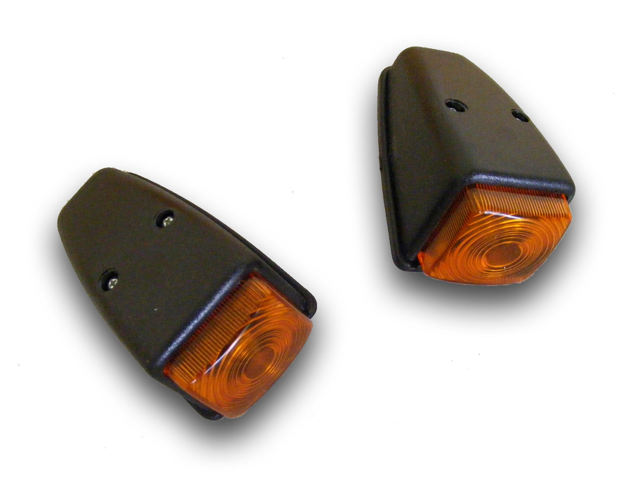 Feu de position d’angle/toit jaune, à ampoule, 12/24 V, 104 x 46 x 53 mm, entraxe de fixation 61 mm