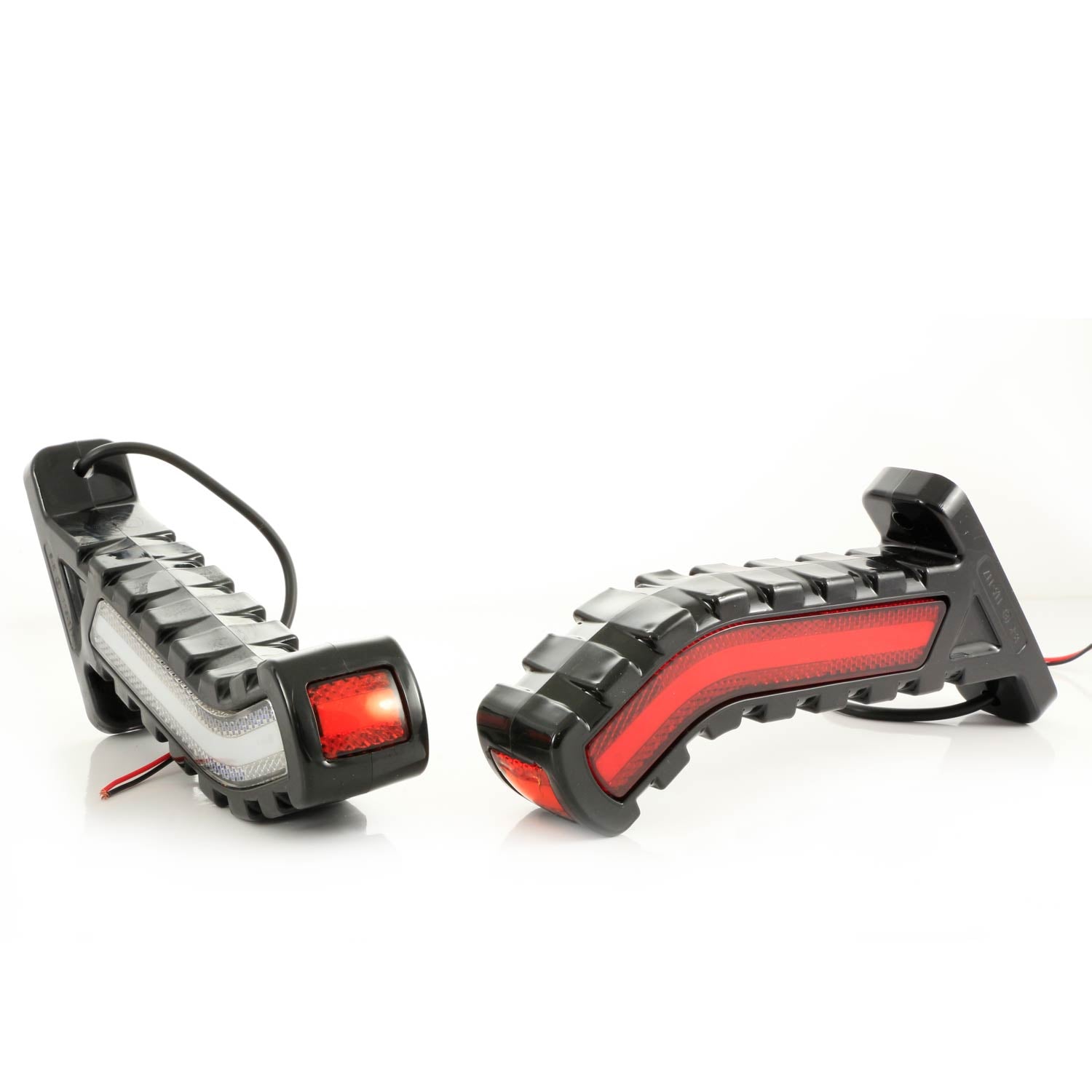 Triple LED Neon Horn Light, Red/White/Yellow, 12/24V – Universal Truck and Bus Marker Lamp