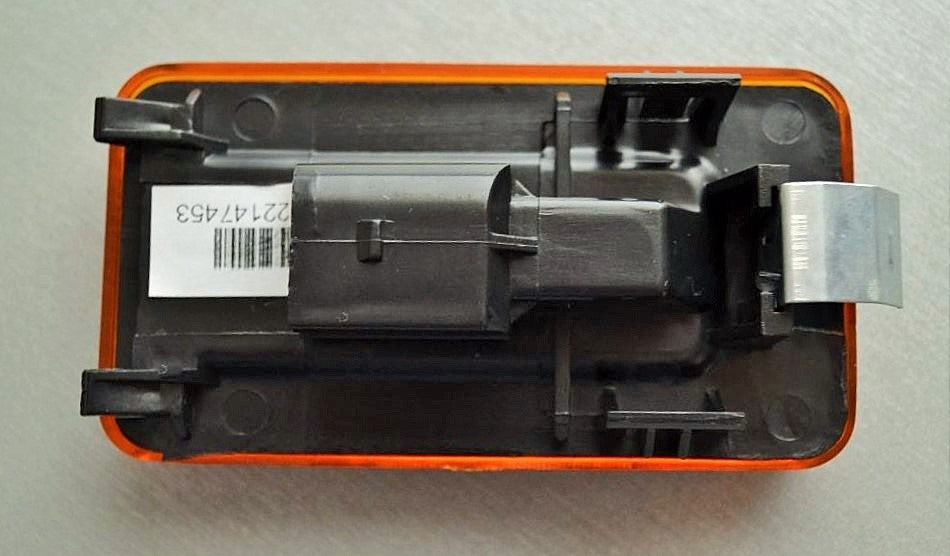 Feu de gabarit LED – jaune, 3 diodes, adapté pour Scania séries P/G/R/T