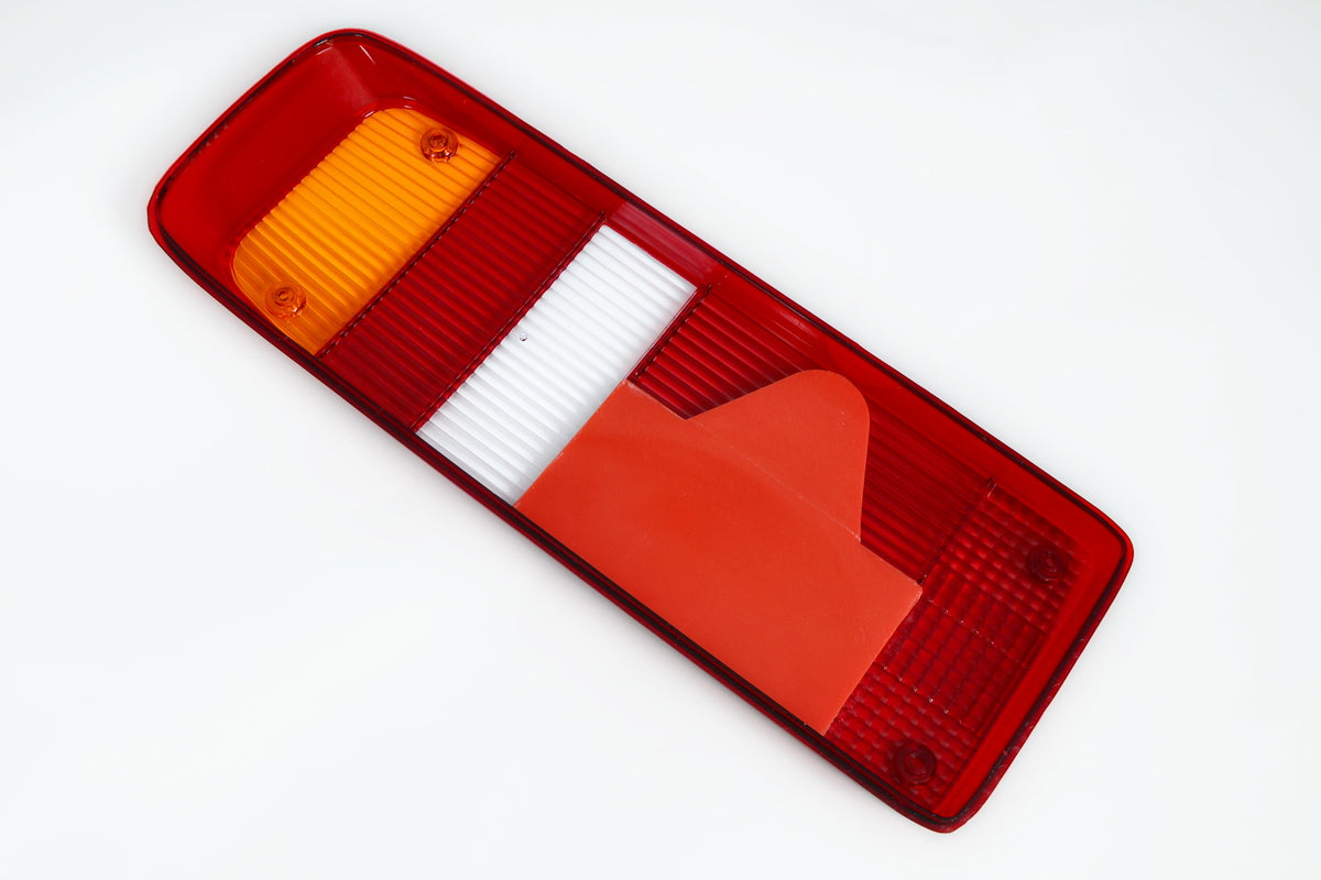 Cabochon de feu arrière droit – 370 x 130 x 20 mm, adapté pour remorques Schmitz, Krone et Kögel