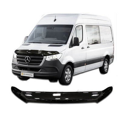 Bonnet Deflector – suitable for Mercedes Sprinter 2018+, Tinted ABS, 1900 x 135 x 10 mm