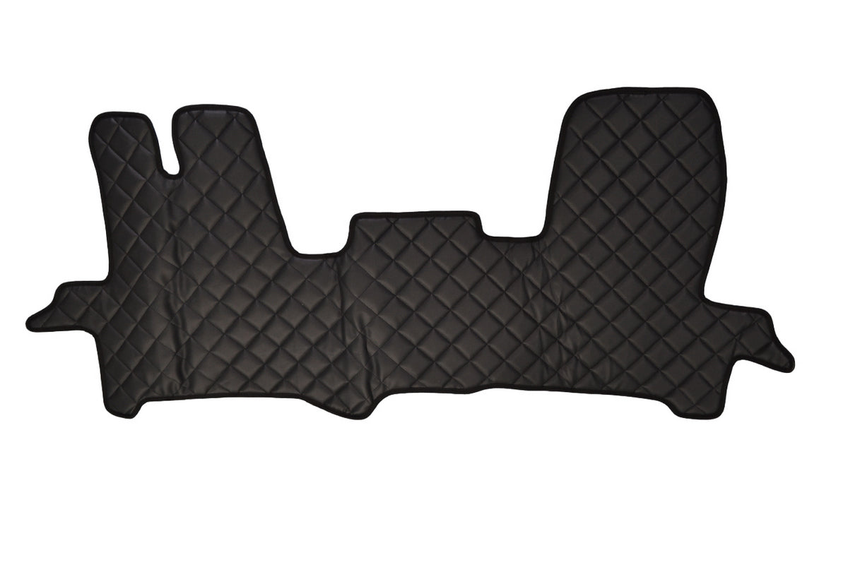 Black Eco Leather Floor Mats – suitable for Ford Transit VI 2014+