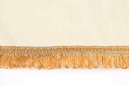 Jeu classique de rideaux 3-en-1 pour camion – adapté pour Mercedes Actros MP4 Big Space Cab, beige, 7 pièces