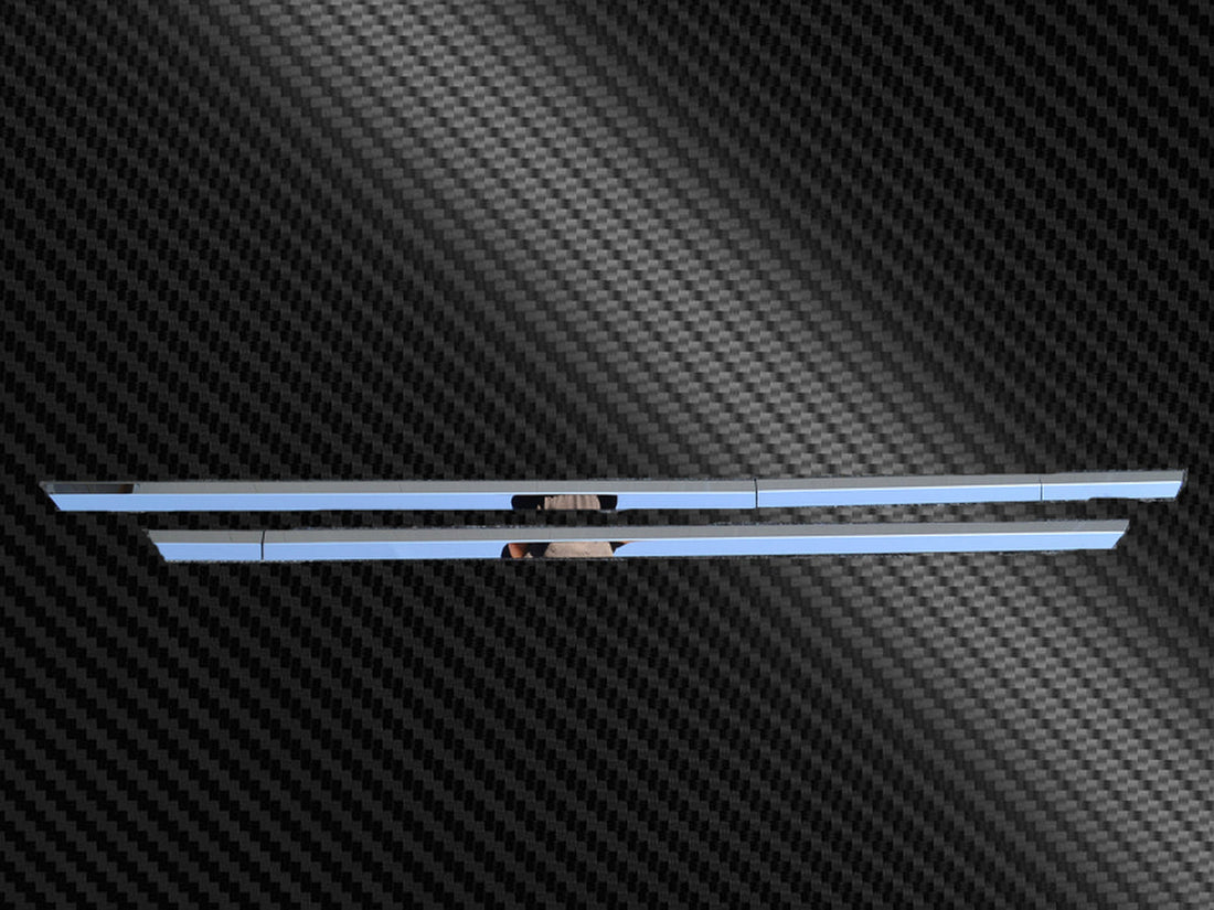 Upper Side Skirt Tank Trim Kit – 4-Piece Stainless Steel, suitable for Scania S/R NextGen